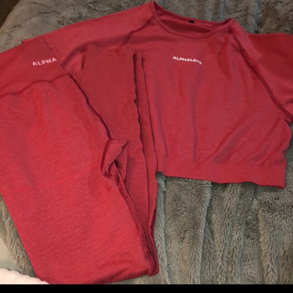 Alphalete Cherry Icee Set